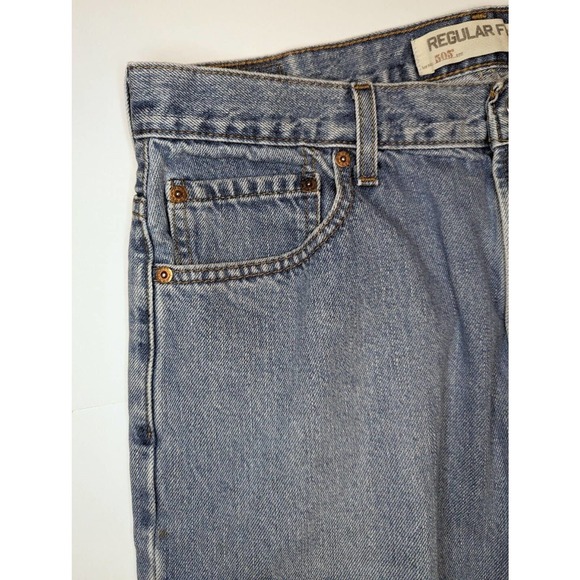 Levi's 505 Light Wash Regular Fit Jeans Size 36x32 - Picture 5 of 13